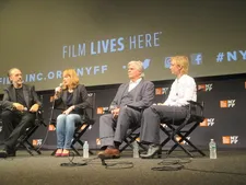 Kent Jones with Maren Ade, Peter Simonischek and Sandra Hüller